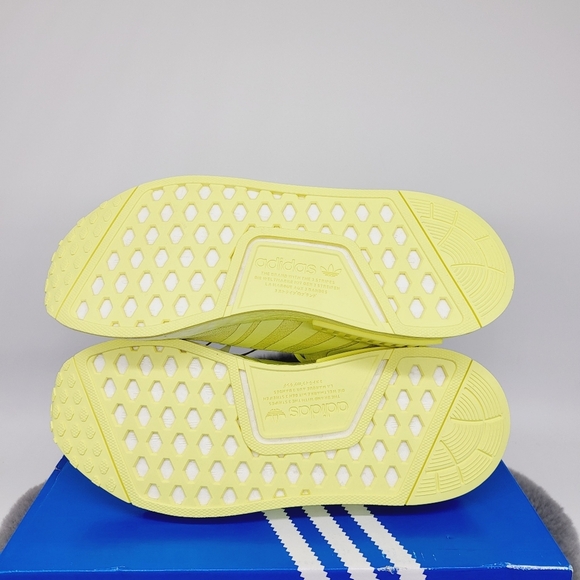 New Adidas Originals NMD_R1 Pulse Yellow Running Shoes Women's Size 6.5 - Picture 8 of 8
